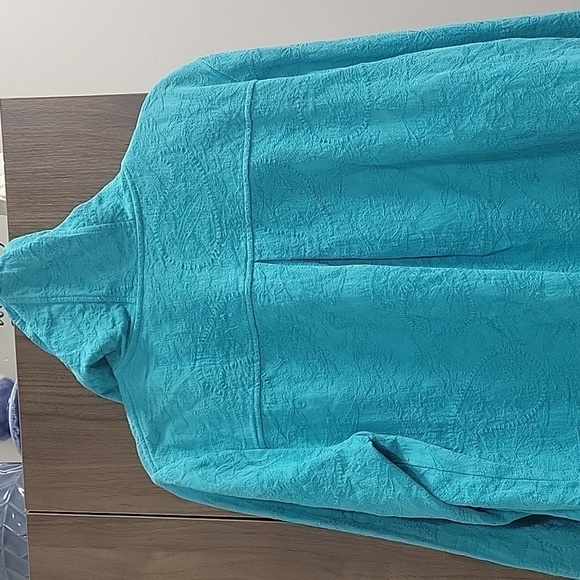 Soft Surroundings Forsythia Paisley Jacquard Hooded Pullover-Size Large - Picture 16 of 16